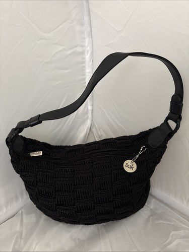 Borsa hobo all uncinetto - hobo, all'uncinetto