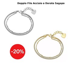Bracciale donna doppio filo - bracciale,