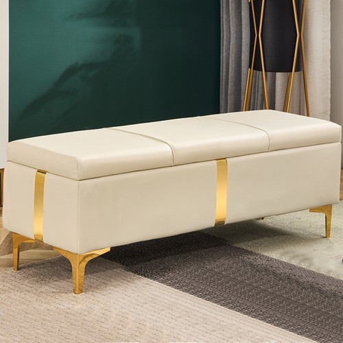 Cassapanca contenitore beige - contenitore,