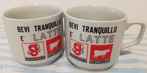 Coppia tazze vintage granarolo - tazze,