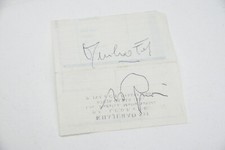 Autografo Silvio BERLUSCONI +