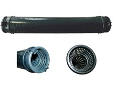 Aalrohr 75cm 2 Einläufe 12cm Ø Nassa Aalkorb da Anguille Riutilizzo di Cancro