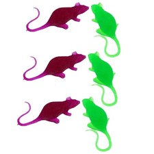 6 Pcs Topo Finto Giocattolo