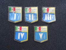 stemma vintage scuola elementare 1 2 3 4 5 per grembiule repubblica italiana old