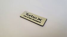 SAAB 9-3 Turbo X 1 di 2000 Distintivo Autoadesivo Autoadesivo Badge 