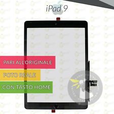 TOUCH SCREEN APPLE IPAD 9 9A NERO DISPLAY SCHERMO VETRO A2602 A2603 A2604 A2605