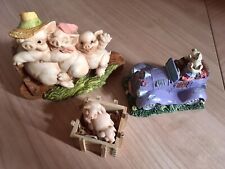 Lotto Soprammobili + Orologio Da Parete TemaPiggy