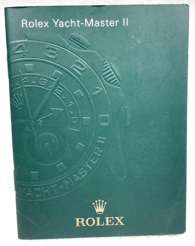Rolex yacht master - rolex, booklet