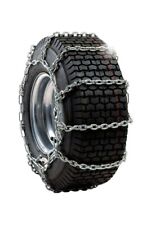 Coppia catene da neve ruota pneumatico trattorino 15x6.00-6 15x4.50-8