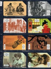 GIAN - Serie Tematica "LA STORIA DEL TELEFONO" #2 12 Schede Usate Golden 292-303