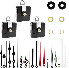 3 Meccanismo Orologio Da Parete, Con 7 Diverse Paia Lancette Orologio, Ingranagg