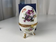 Uovo gioiello Limoges 11 cm -