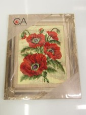 KIT/QUADRO MEZZO PUNTO 20X25 "PAPAVERI"