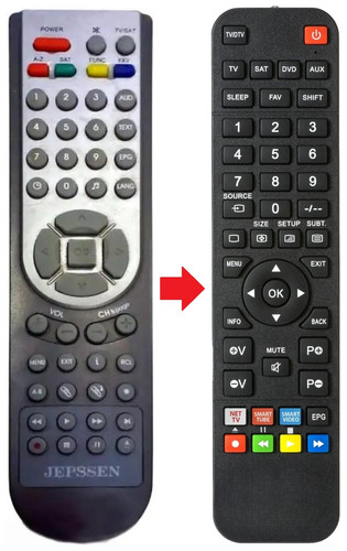 Telecomando adatto per jepssen - telecomando,