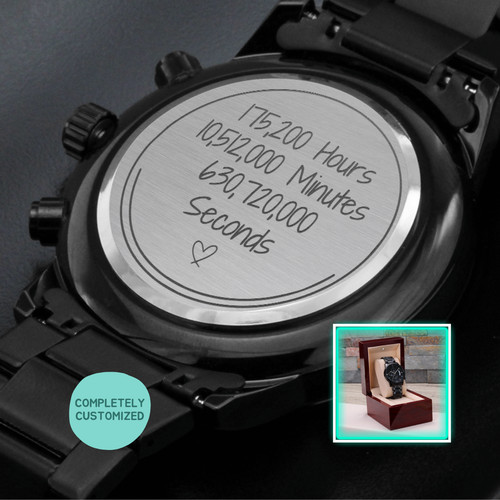 Orologio inciso personalizzato - orologio,
