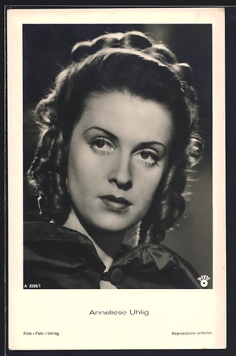 Cartolina attrice anneliese - attrice,