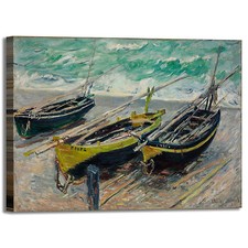 Monet tre barche da pesca