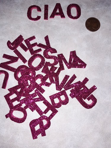 Lettere alfabeto gomma crepla - lettere,