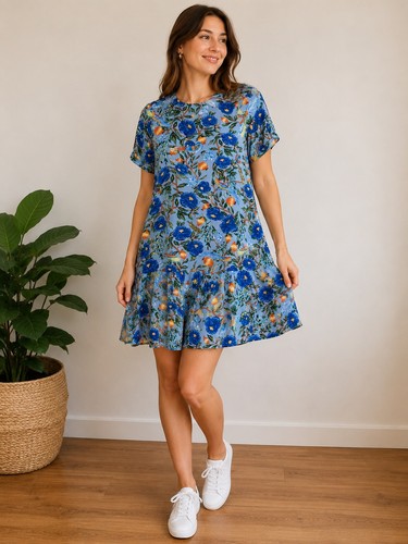 Abito monki taglia blu - abito, s