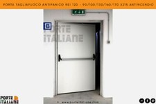 PORTA TAGLIAFUOC​O REI 120 ANTIPANICO ANTINCENDI varie misure 1 anta doppia anta