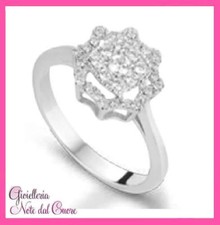 ANELLO IN ORO BIANCO 18K CON