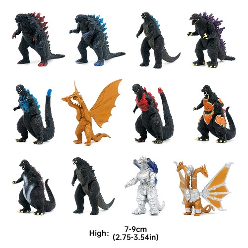 Pezzi set godzilla monsters - pezzi/set,
