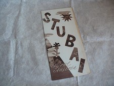 TURISMO PICCOLA GUIDA STUBAI TYROL AUSTRIA 1954 TELFES FULPMES MIEDERS SCHONBERG