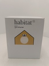 Habitat Plafoniera Opale - Bianco L