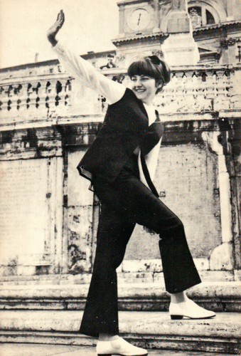 Cartolina della cantante - della,