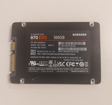 SAMSUNG 500GB SSD 870EVO V-NAND MZ-77E500 MZ7L3500HBLU