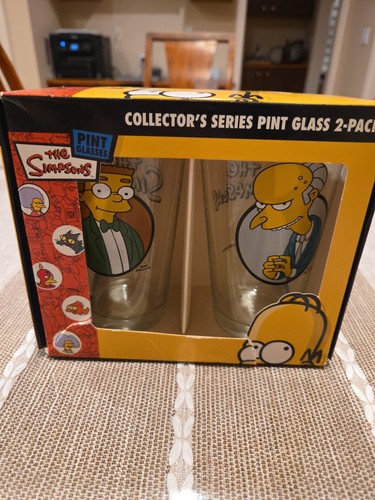 Simpson vintage glass pint - glass,