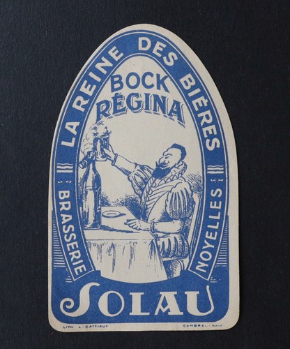 Antica etichetta birra bock - antica,