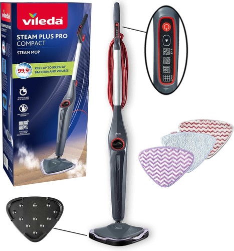 Vileda steam plus pro - scopa, a
