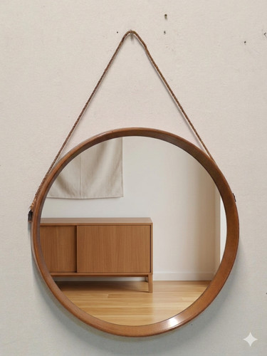 Specchio tondo vintage anni - vintage,