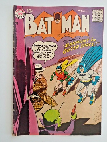 1958 batman 117 copertina - batman,