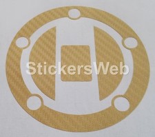 Adesivo Tappo Serbatoio SUZUKI GSX-R1000 2003-2010 (Carbonio ORO) Cod.0506