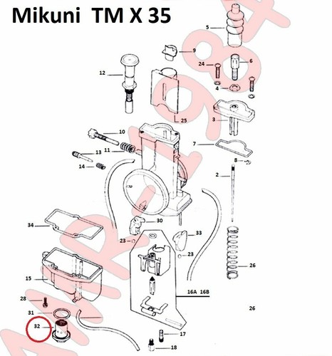 Mikuni ricambi originali serie - mikuni,