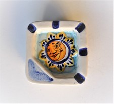 Posacenere in ceramica sole e