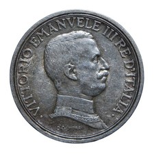 2 Lire 1914 Quadriga briosa -