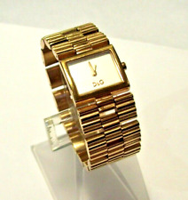 Favoloso orologio di lusso da donna Dolce & Gabbana D&G oro rosa funziona benissimo BELLO