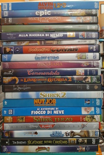 Lotto dvd cartoni animati - 19,