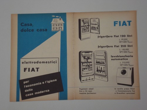 Advertising pubblicità 1956 - pubblicità,