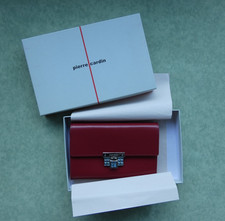 Pierre Cardin portafoglio rosso donna usato con scatola