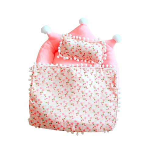 Letto per bambole trapunta - bambole,,
