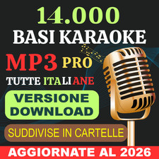 14000 Basi MP3 per KARAOKE con