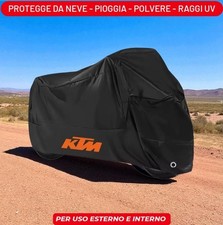 TELO COPRI MOTO KTM ACCESSORI KTM PROTEZIONE IMPERMEABILE MOTO UNIVERSALE NEVE