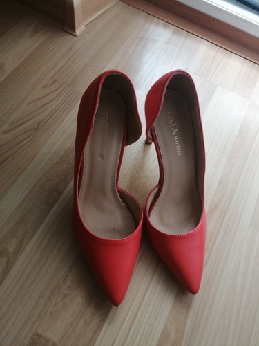 Scarpe eleganti rosse pelle - rosse, in