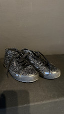 Scarpa Superga glitterata nera