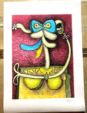 ENRICO BAJ - SERIGRAFIA 