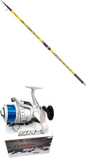 Kit Surfcasting Canna Trabucco Vektor 4,20 Mt 150Gr + Mulinello Shizuka Sk7 7000